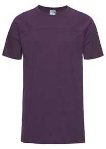 Puma, Herren T-Shirt 'Pace', Dunkelgrau / Lila