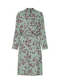 Véro Moda VERO MODA, Damen Kleid, Pastellgrün / Aubergine / Rot