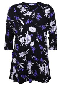 Zhenzi, Damen Tunika, Pastelllila / Dunkellila / Schwarz