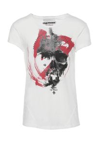 Trueprodigy, Herren T-Shirt, Anthrazit / Rot / Weiß