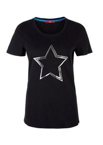s.Oliver RED LABEL, Damen T-Shirt, Schwarz