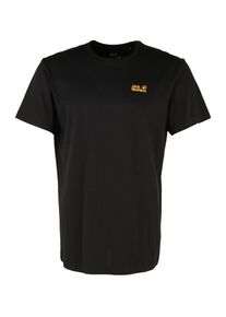 Jack Wolfskin, Herren T-Shirt 'ESSENTIAL', Orange / Schwarz
