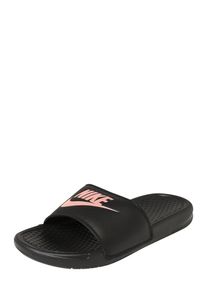 Nike Sportswear, Damen Slipper 'Benassi Just Do It', Rosé / Schwarz