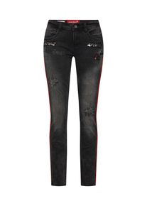 Street One, Damen Jeans, Black Denim