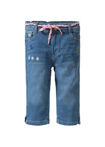 STACCATO, M&auml;dchen Caprijeans, Blue Denim / Gelb / Rosa / Wei&szlig;