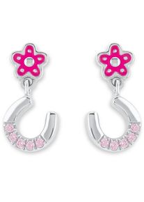 Prinzessin Lillifee, Damen Paar Ohrstecker, Pink / Rosa / Silber