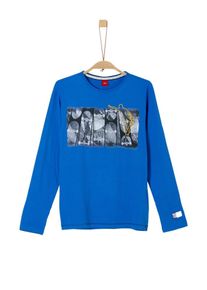 s.Oliver Junior, Longsleeve, Blau / Gelb / Schwarz / Wei&szlig;