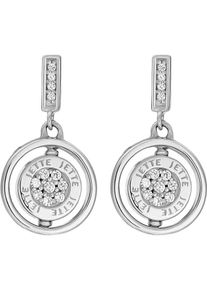 JETTE, Damen Ohrstecker 'Happy', Silber
