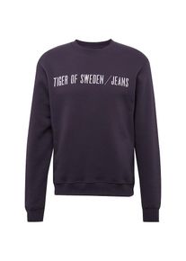 Tiger Of Sweden, Herren Sweatshirt 'TANA', Dunkellila / Weiß