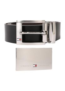 Tommy Hilfiger, Herren Lederg&uuml;rtel, Schwarz