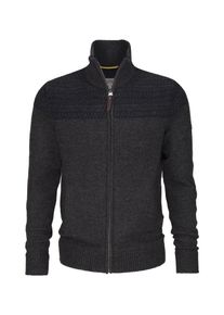 Camel Active, Herren Strick-Jacke, Dunkelblau / Graphit