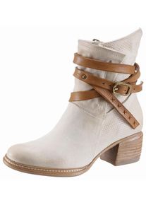 A.S.98, Damen Cowboy Stiefelette 'Cruz', Braun / Offwhite