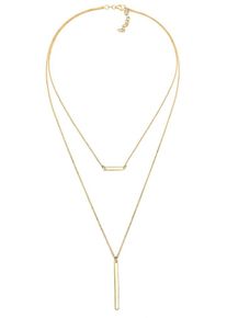 Elli, Damen Halskette 'Geo Layer', Gold