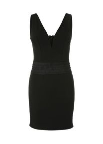 Wal G., Damen Kleid mit Rüschen, Schwarz