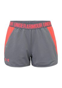 Under Armour, Damen Shorts 'Play Up', Dunkelgrau / Koralle