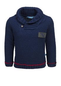 lief!, Pullover, Marine / Feuerrot