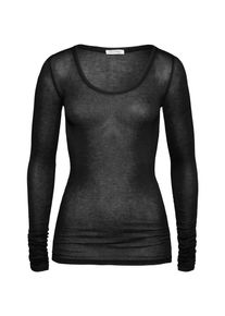 American Vintage, Damen Baumwoll-Longsleeve 'Massachusetts', Schwarz