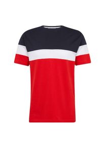 Only & Sons Only & Sons, Herren T-Shirt 'BAILEY COLOURBLOCK SS TEE EXP', Navy / Rot / Wei&szlig;
