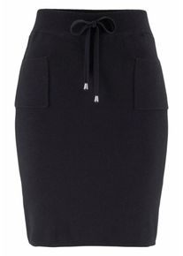 Boysen's BOYSEN'S, Damen Strickrock, Schwarz