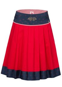 Spieth & Wensky SPIETH & WENSKY, Damen Rock 'Gena' 60 cm, Navy / Rot