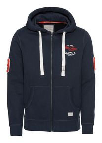 Jack & Jones JACK & JONES, Herren Sweatjacke 'JORFARA SWEAT ZIP HOOD', Dunkelblau