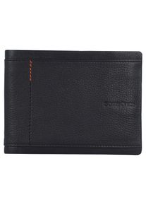 Samsonite, Herren Zenith SLG Billfold Geldbörse Leder 13,5 cm, Orange / Schwarz