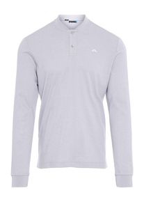 J. Lindeberg J.Lindeberg, Herren Poloshirt 'M Brayden', Hellgrau / Wei&szlig;