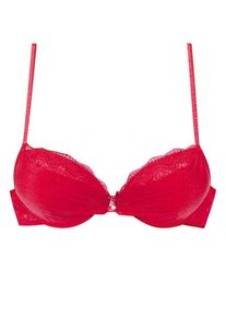 Lascana, Damen Push-up-BH, Rot