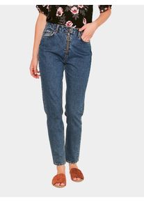 Pieces, Damen Jeans, Blue Denim