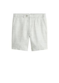 Mango Man, Herren Bermudas 'Bora', Hellgrau