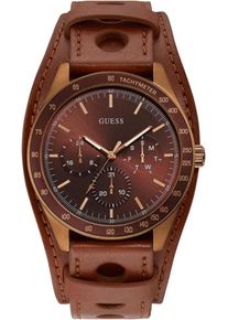 Guess, Herren Multifunktionsuhr 'MONTANA', Braun