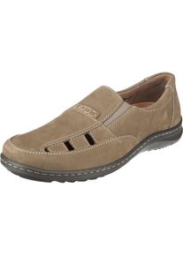 Waldläufer WALDLÄUFER, Herren Slipper 'Herwig', Hellbeige