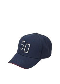 s.Oliver RED LABEL, Herren Cap, Marine / Weiß