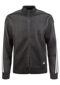 adidas Performance, Herren Trainingsjacke 'ID Knit', Schwarz / Wei&szlig;