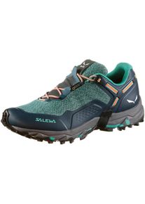 Salewa, Damen Salewa WS Speed Beat GTX Multifunktionsschuhe , Blau / Hellgr&uuml;n / Koralle