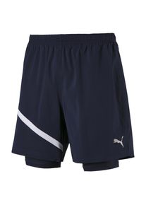 Puma, Herren Shorts 'Ignite', Nachtblau / Weiß