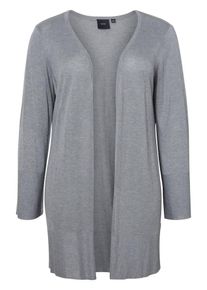 JUNAROSE, Damen Strickjacke, Dunkelgrau