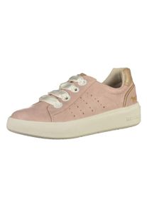 Mustang, Damen Sneaker, Beige / Gold / Altrosa