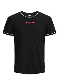 Jack & Jones JACK & JONES, Herren T-Shirt, Hellpink / Schwarz / Wei&szlig;