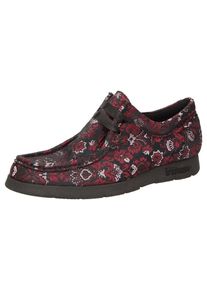 Sioux, Damen Mokassin 'Grash.-D172-29', Dunkelrot / Schwarz