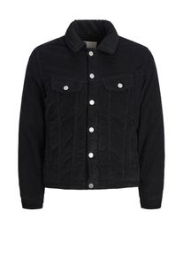 Jack & Jones JACK & JONES, Herren Jacke 'ALVIN SHERPA AKM 555', Schwarz