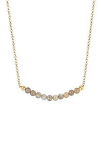 Elli, Damen Kette, Gold / Grau / Perlweiß