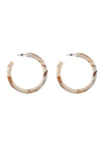 sweet deluxe, Damen Ohrschmuck 'Acetat', Beige
