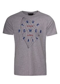 Code-Zero, Herren T-Shirt 'SPINNAKER', Grau
