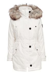 Only, Damen Parka, Weiß