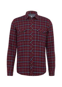 Tom Tailor, Herren Hemd, Blau / Rot / Weiß