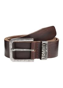 Tommy Jeans, Herren Lederg&uuml;rtel im Casual-Look, Dunkelbraun