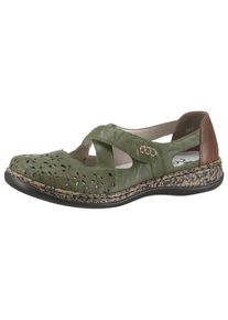 Rieker, Damen Slipper, Grün