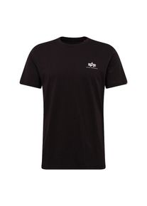 Alpha Industries, Herren Shirt 'Small Logo', Schwarz