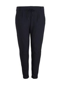 Only Carmakoma, Damen Hose 'Goldtrash', Kobaltblau / Weiß